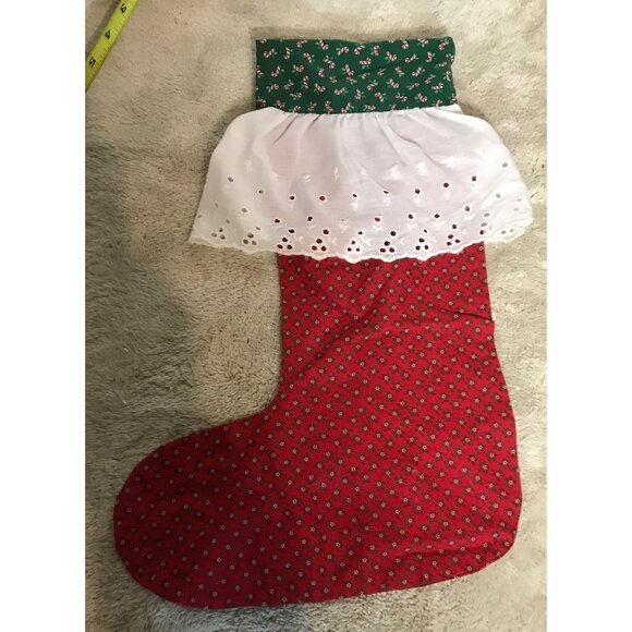 Set Of 4 Handmade Felt & Fabric Christmas Stockings With Decorative Appliqués - Picture 7 of 9